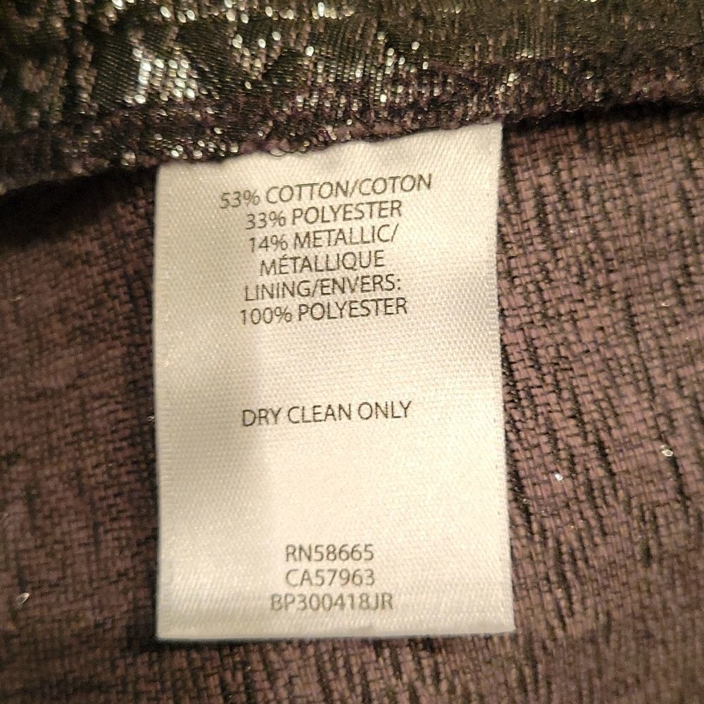 3/$30 FRENCHI Retro Rockabilly Gunmetal Brocade Fit & Flare Pullover Dress - Picture 7 of 8